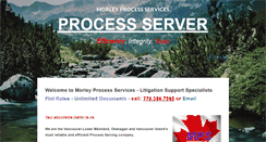 Desktop Screenshot of morleyprocessservices.com