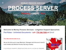 Tablet Screenshot of morleyprocessservices.com